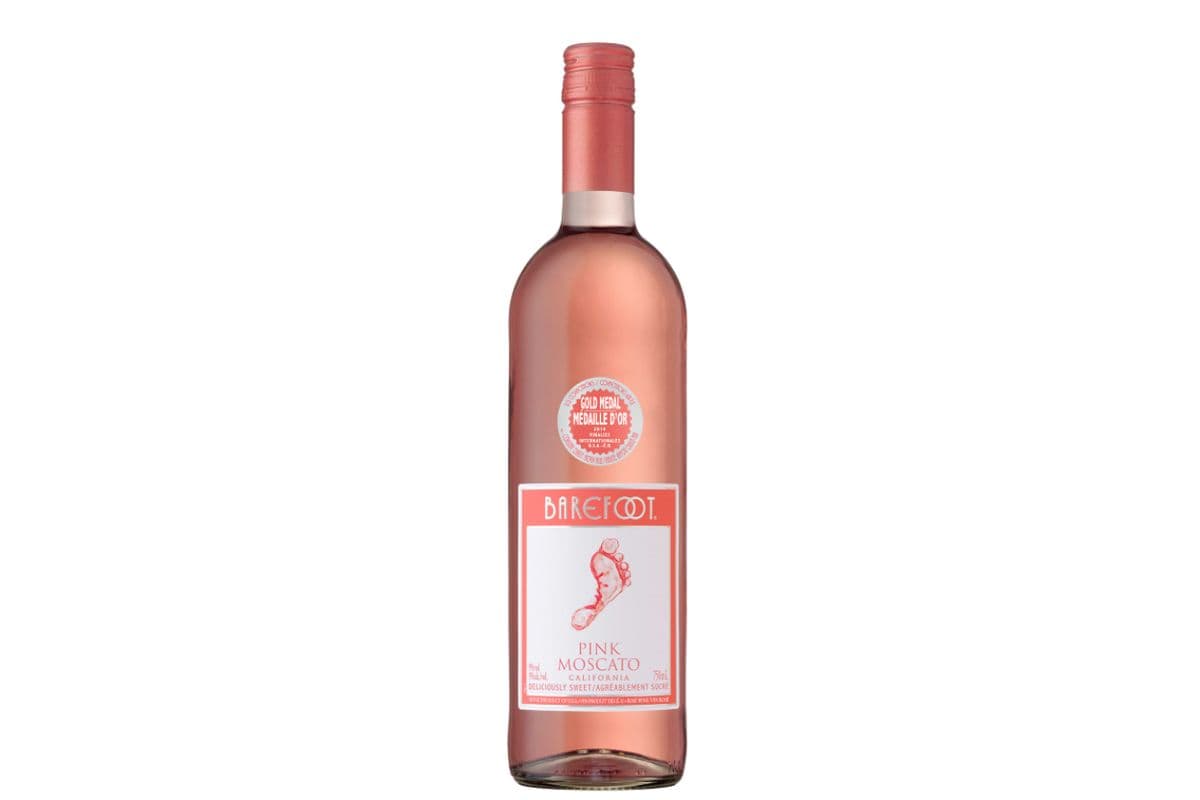 Barefoot Pink Moscato (1 x 750ml bottle)