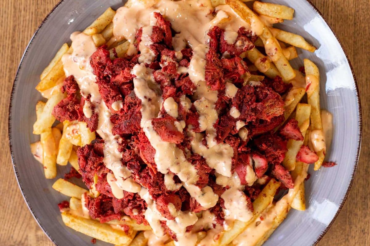 Tandoori Chicken Over Fries