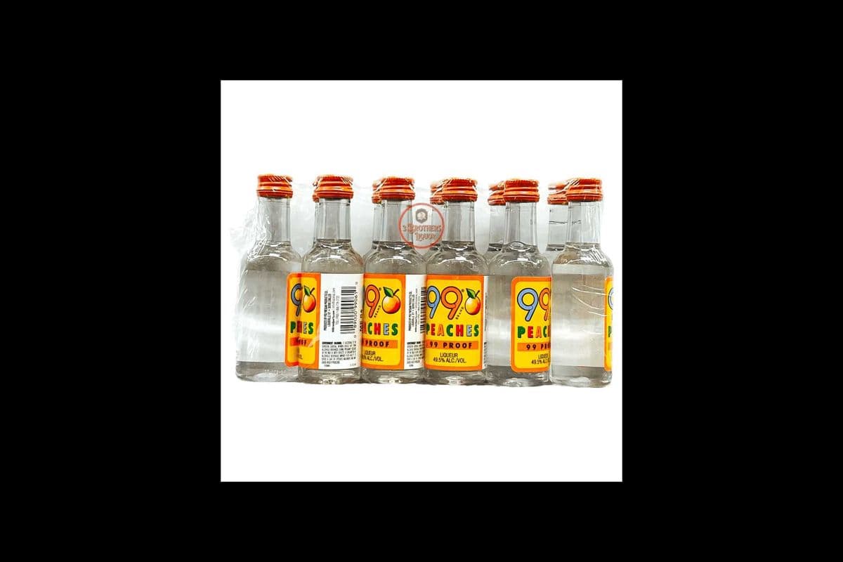 99 Proof Peach Liqueur (50 ml Bottle) (1 x 50ML) (1 x 50ml)
