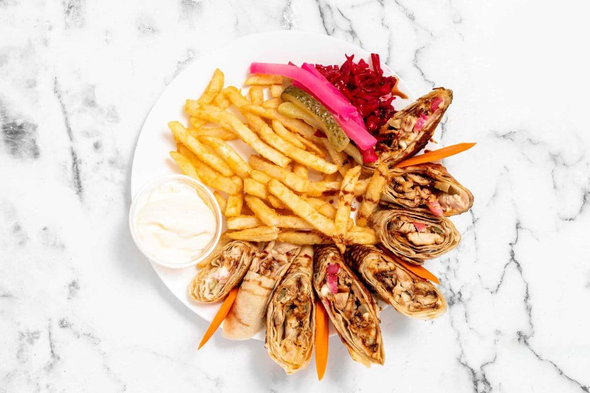 Arabic Chicken Shawarma Platter