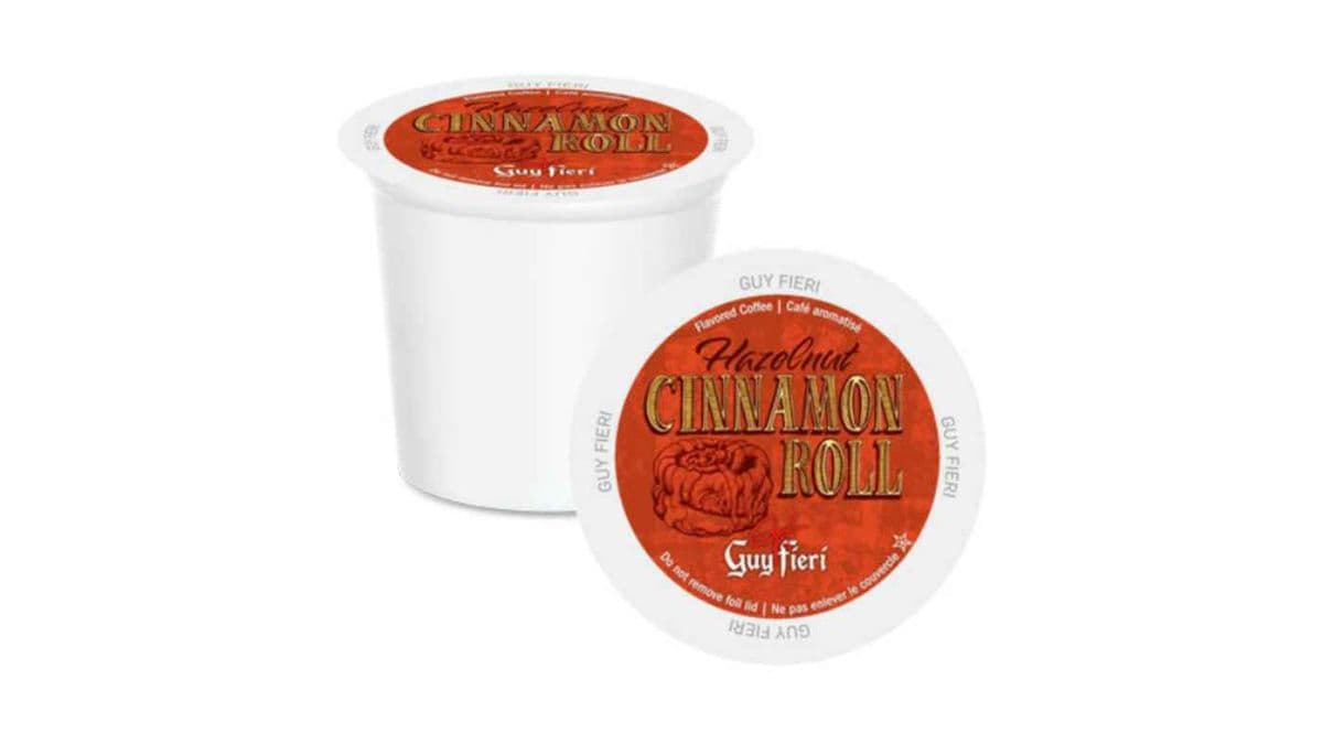 Guy Fieri Hazelnut Cinnamon Roll Single Serve Coffee