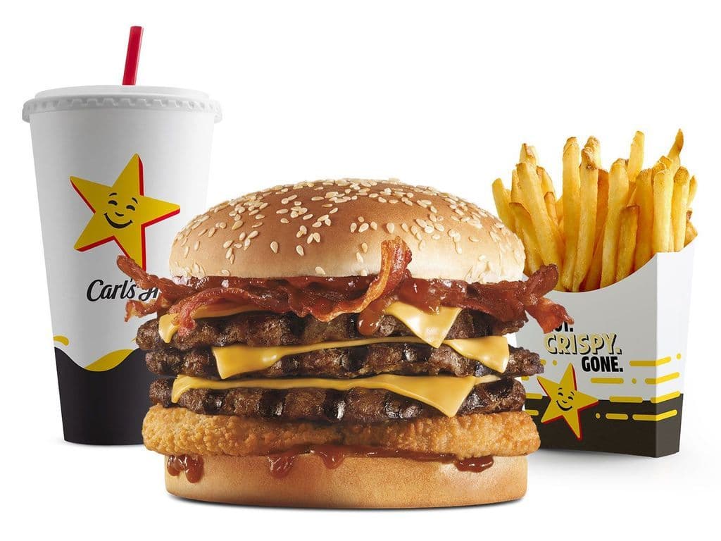 Triple Western Bacon Cheeseburger Combo