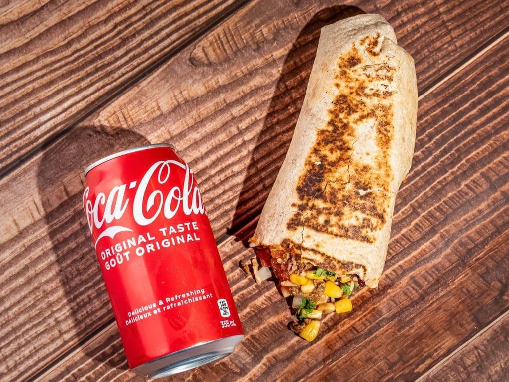 Small Mexi Burrito with Canned Drink