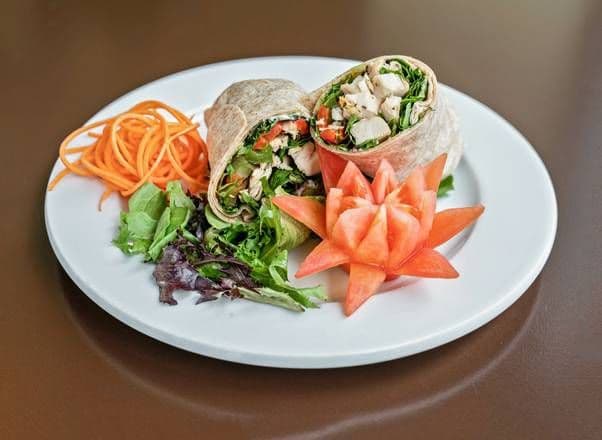 Grilled Chicken and Grilled Veggie Wrap