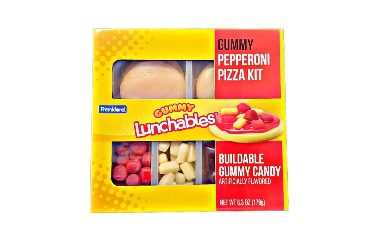 Pepperoni pizza kit Gummy Lunchables