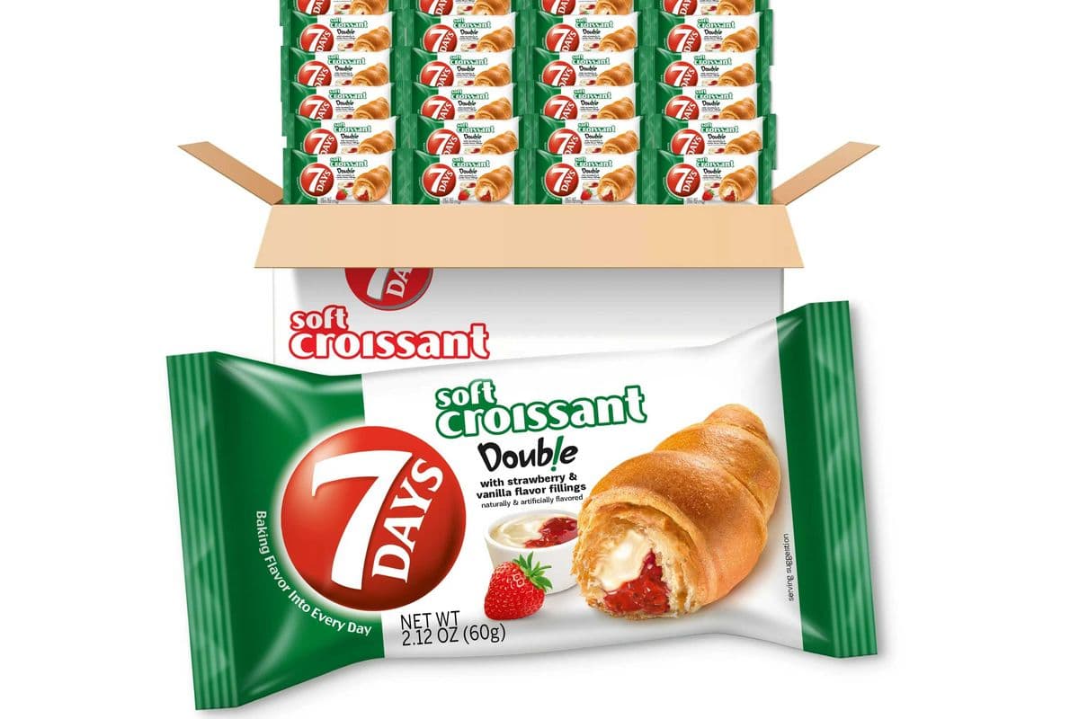 Alfa Single Serve Croissant - Double Vanilla Strawberry Filling (75g)