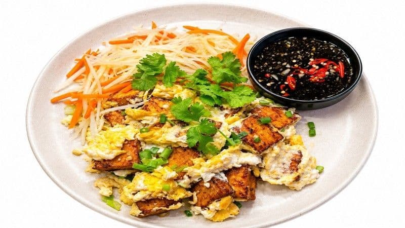 A26-Fried Egg Tofu & Papaya