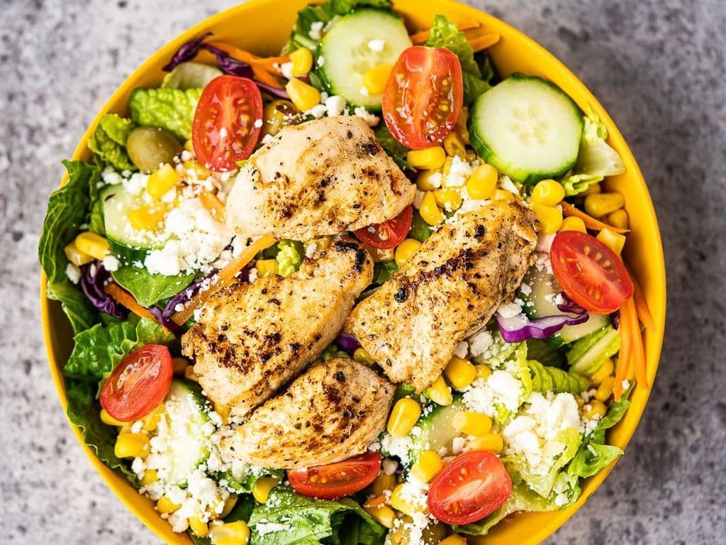Salade au poulet