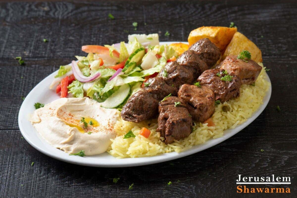 Lamb & Beef Kabab Plate