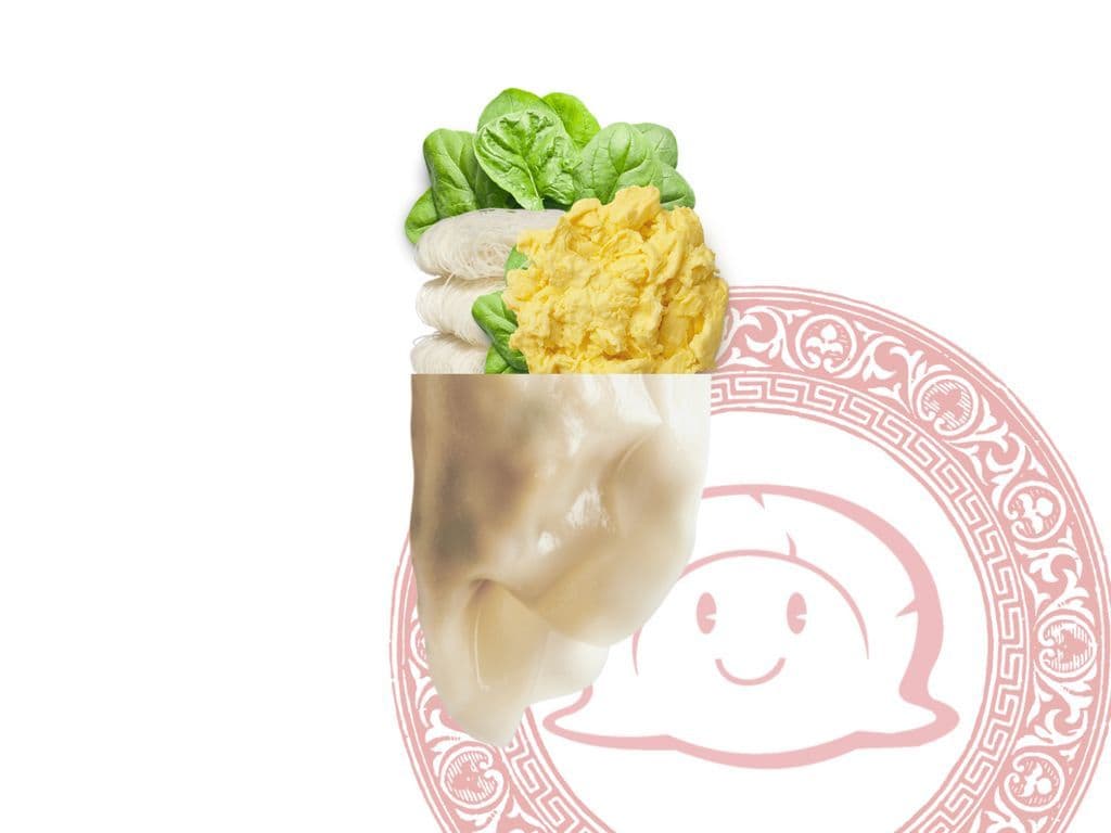 1.Épinard, vermicelli et œuf/ Spinach, Vermicelli, and Egg 菠菜鸡蛋粉丝