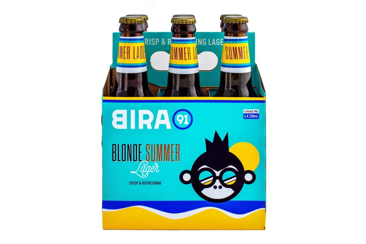 BIRA 91 BLONDE SUMMER LAGER (1 x 6x330mL)