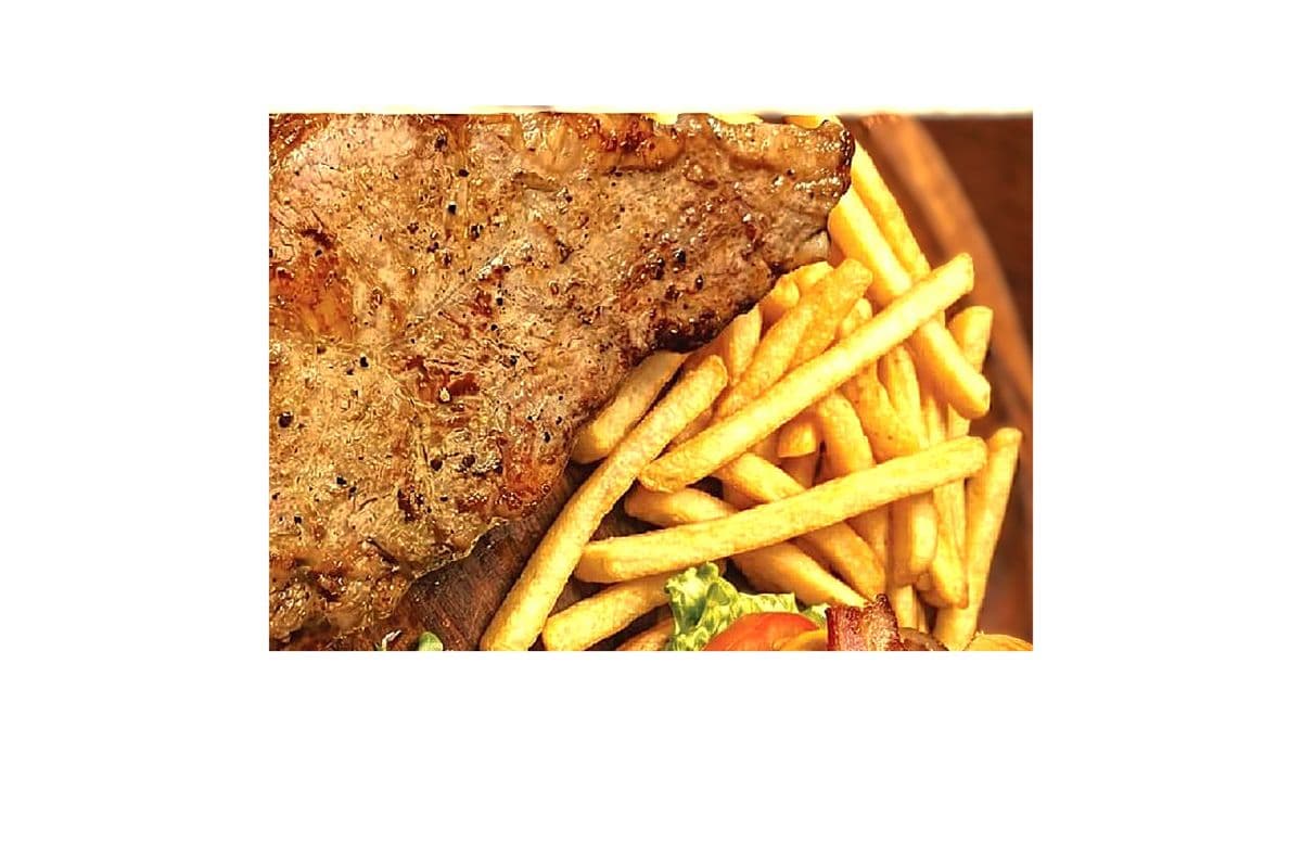 Buy 1 get 1 Steak Combo (with fried bread ,salad and gravy, fries, can of POP)