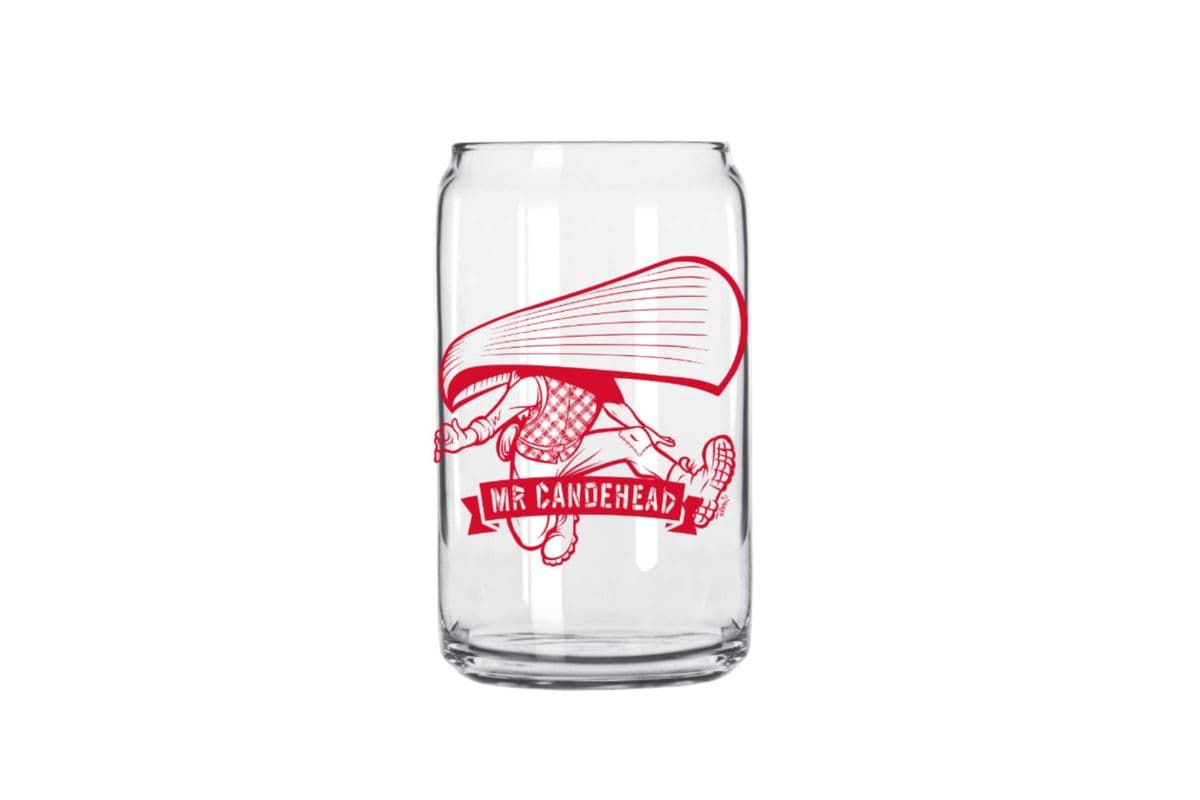 Mr. Canoehead Beer Can Bar Glass (16 oz)
