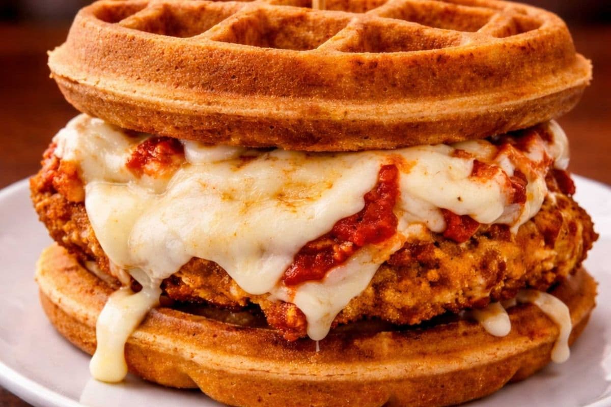 Chicken Parmesan Wafflewich