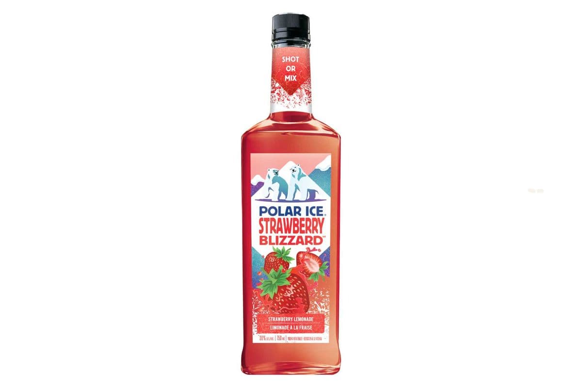 Polar Ice Strawberry Blizzard Vodka Beverage (1 x 750ML)