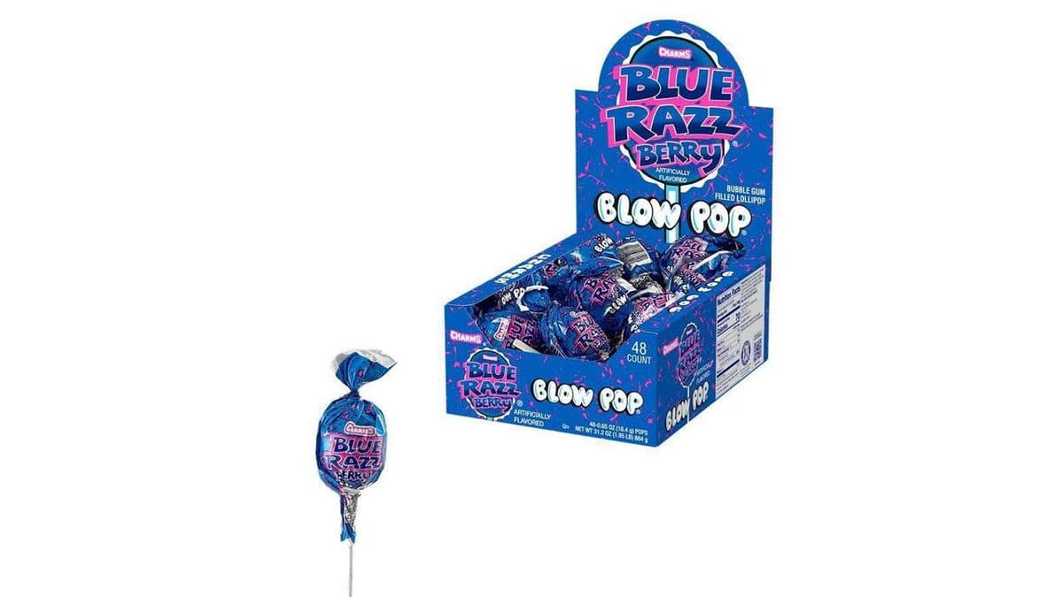 Charms Blow Pop Blue Razz - USA