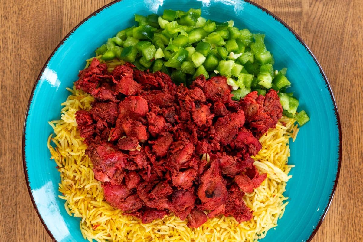 Tandoori Chicken Over Rice