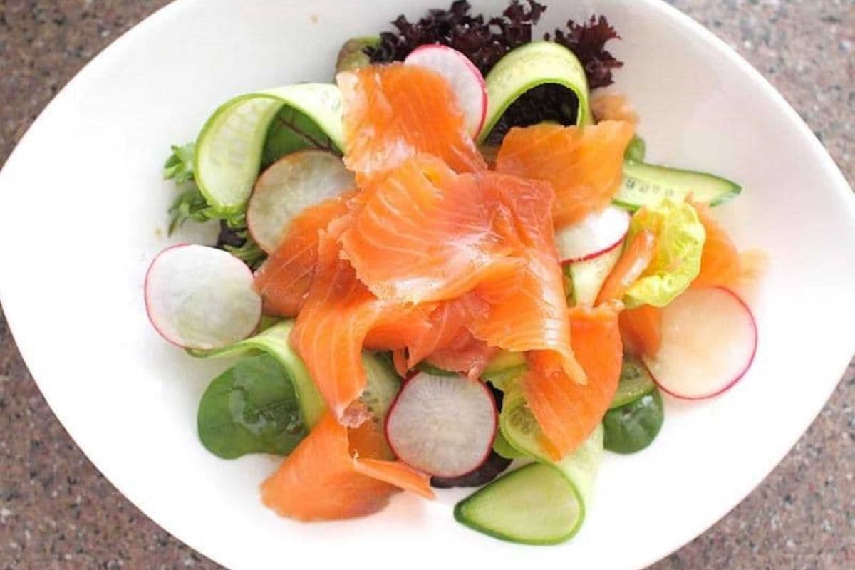 Salmon Sashimi Salad