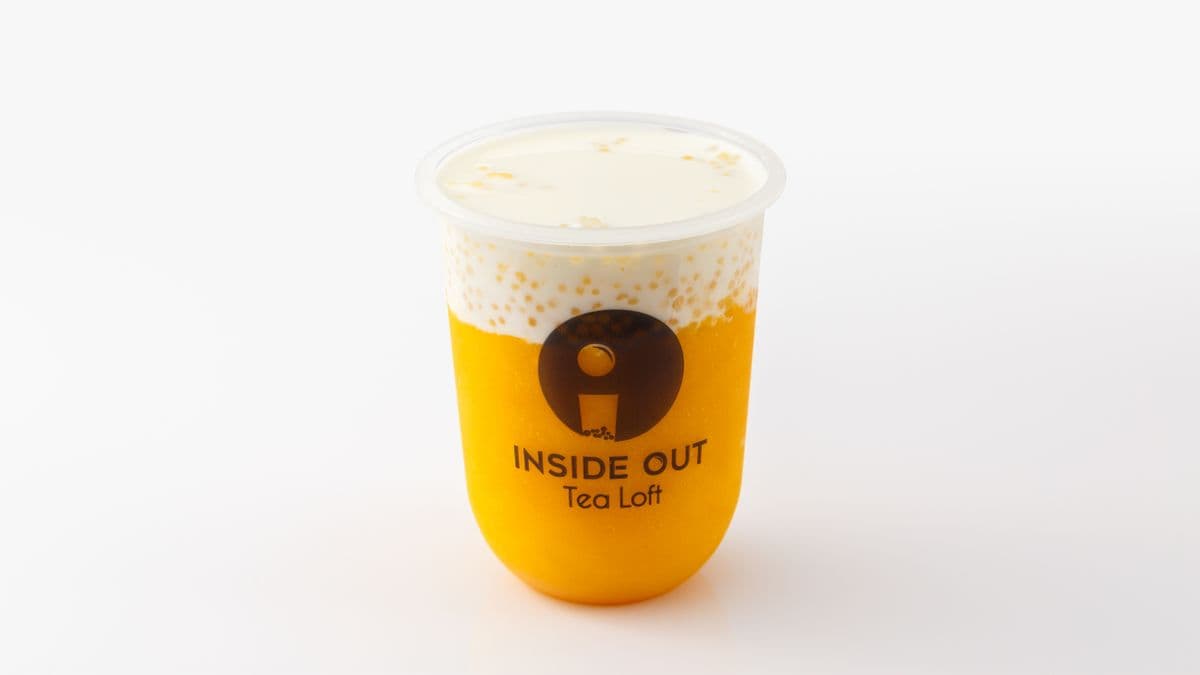 A02. Mango Milk Smoothie with Sago (16 OZ)