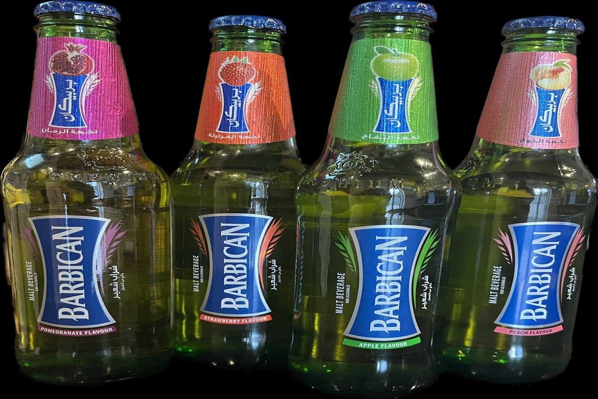 Barbican bottle (authentic non-alcoholic drink)