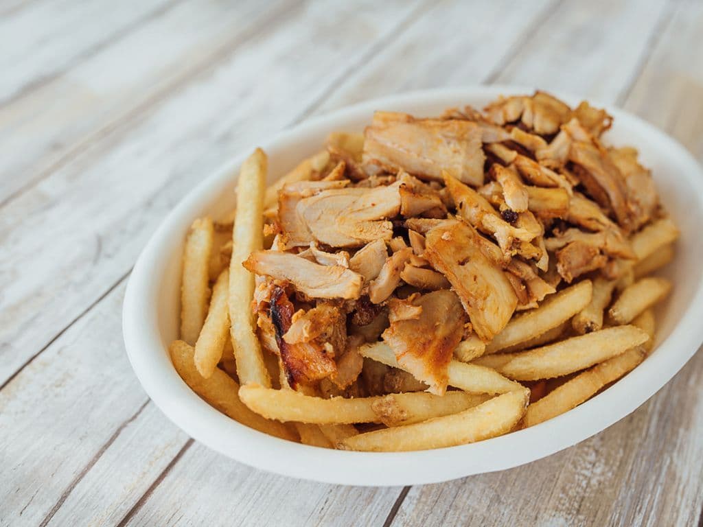 Chicken Donair & French Fries