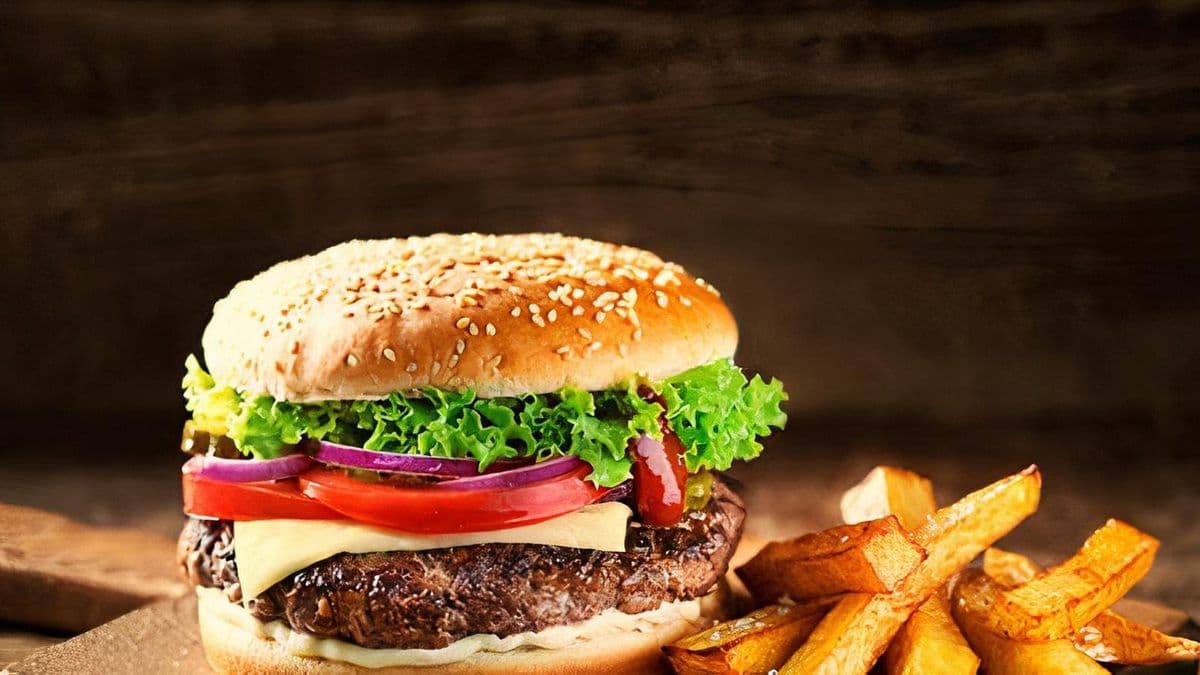 Cheeseburger Platter (Charcoal)