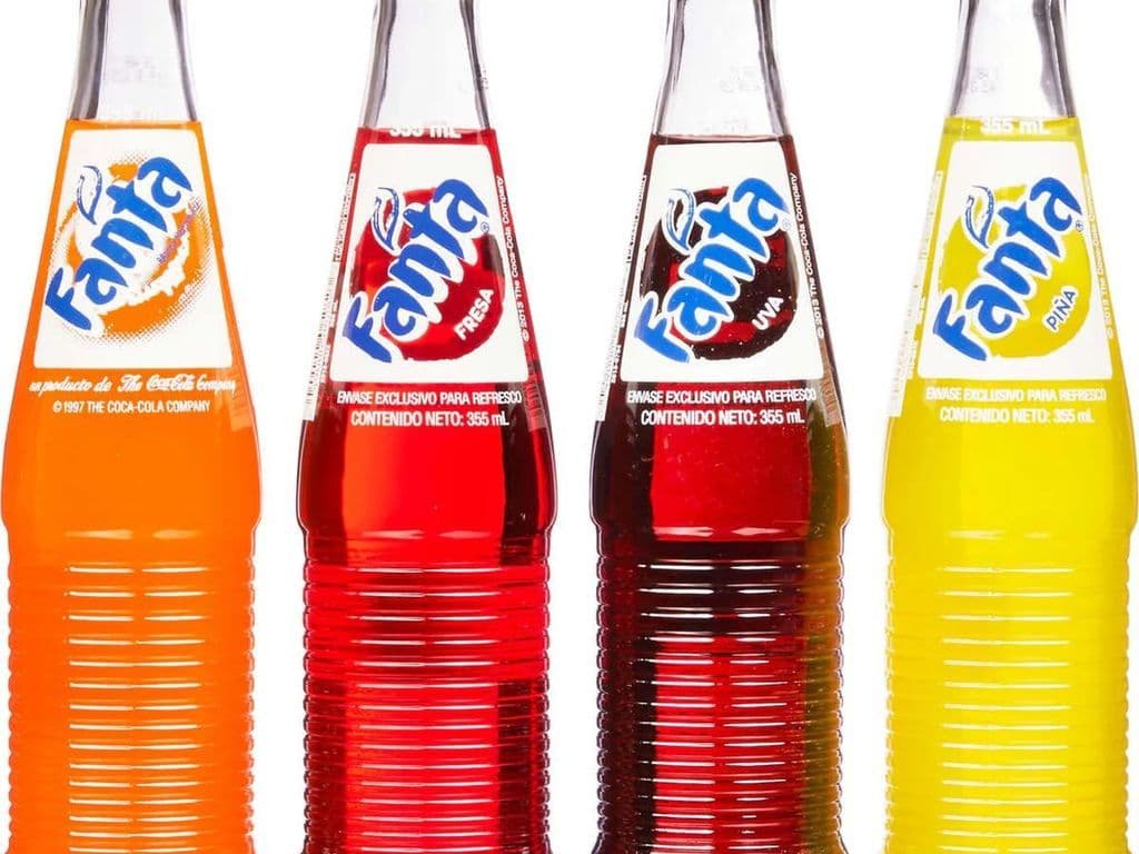 Fanta Mexico Glass Bottles (355mL)