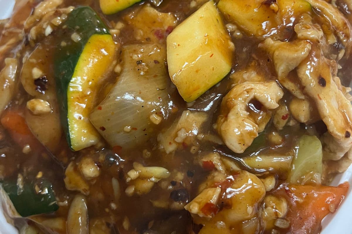 Szechuan Chicken on Rice四川鸡丁饭