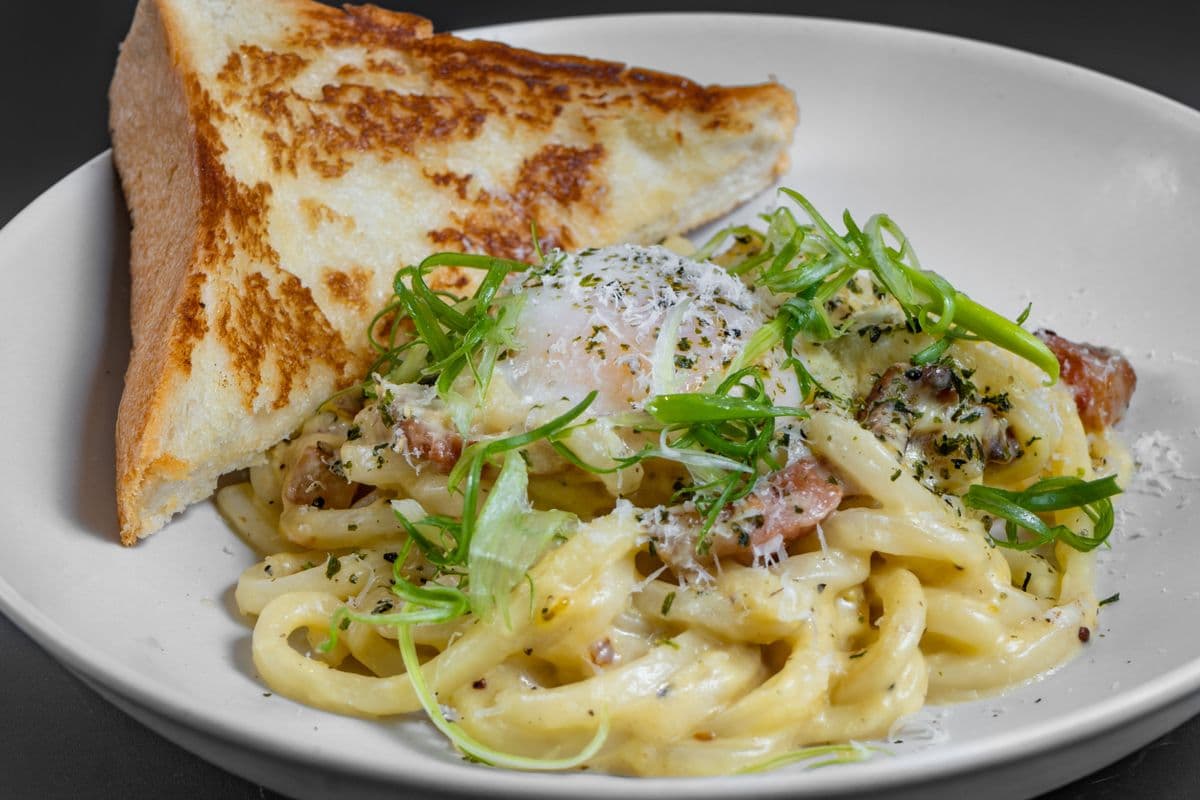 Udon Carbonara