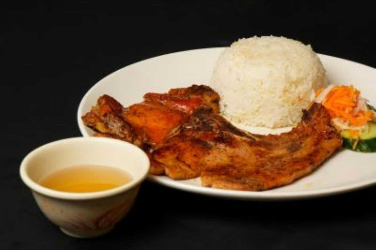 086. Grilled Chicken and Pork Chop with Rice