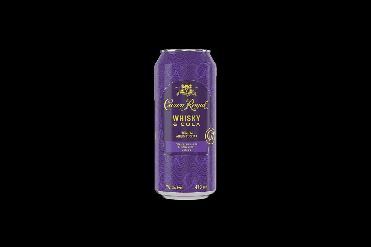 CROWN ROYAL WHISKY & COLA - 473 ML CAN (1 x 473 ML) (1 x 473ML)