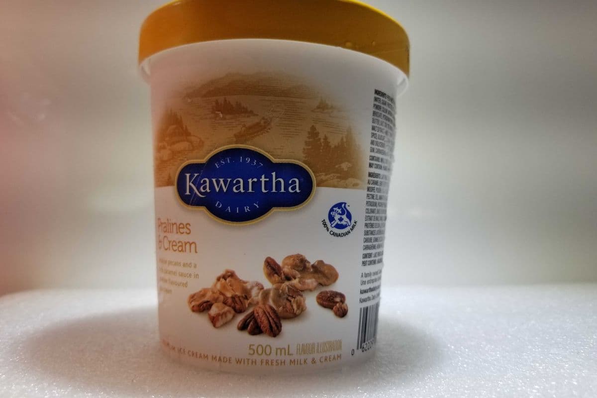 Kawartha Ice Cream Pralines and Cream (500ml)