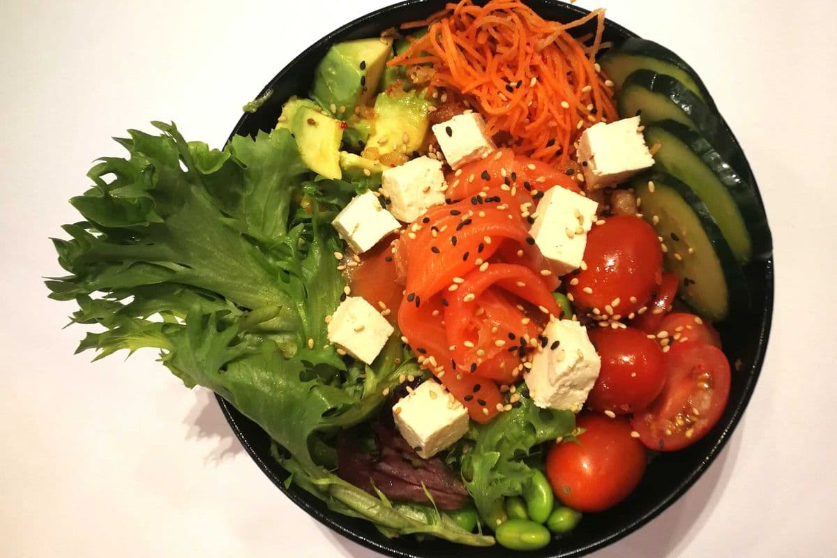 A10 Poké saumon fumé / Smoked Salmon Poke