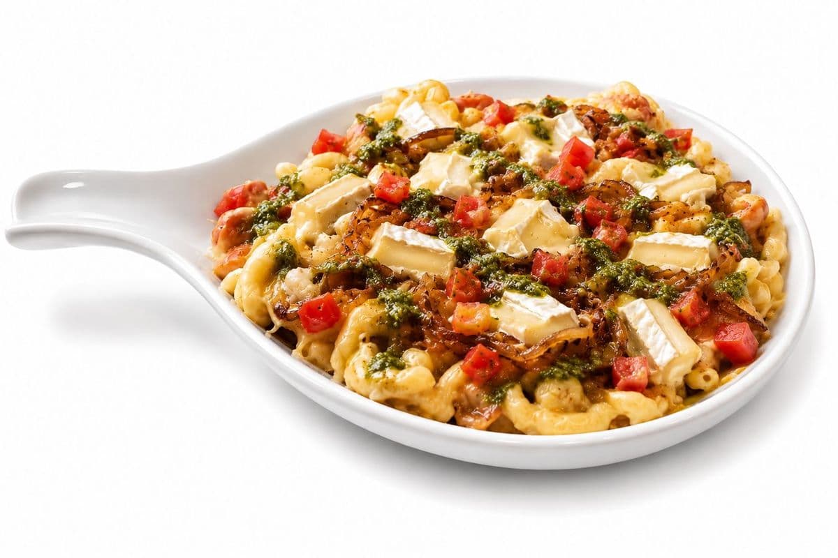 MAC PESTO ET TOMATES
