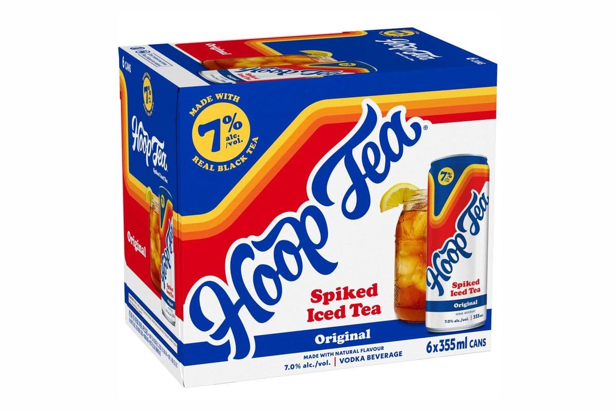 Hoop Tea 7% Original 6 Can (6 x 355ml)