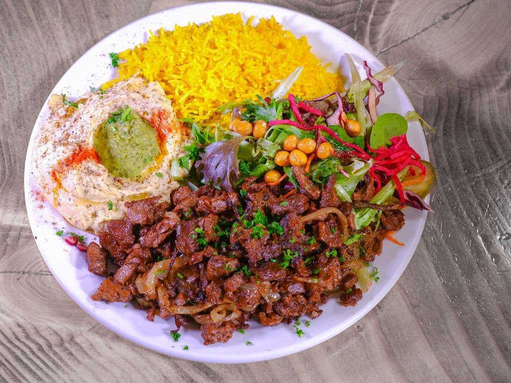 ChickSteak Rice Platter***