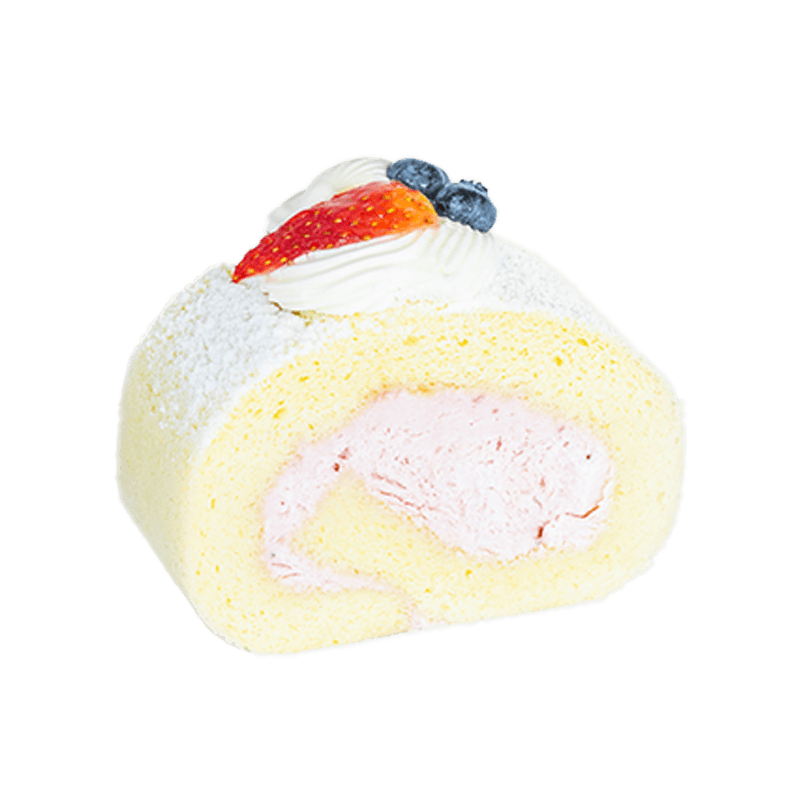 Strawberry Cream Cheese Swiss Roll