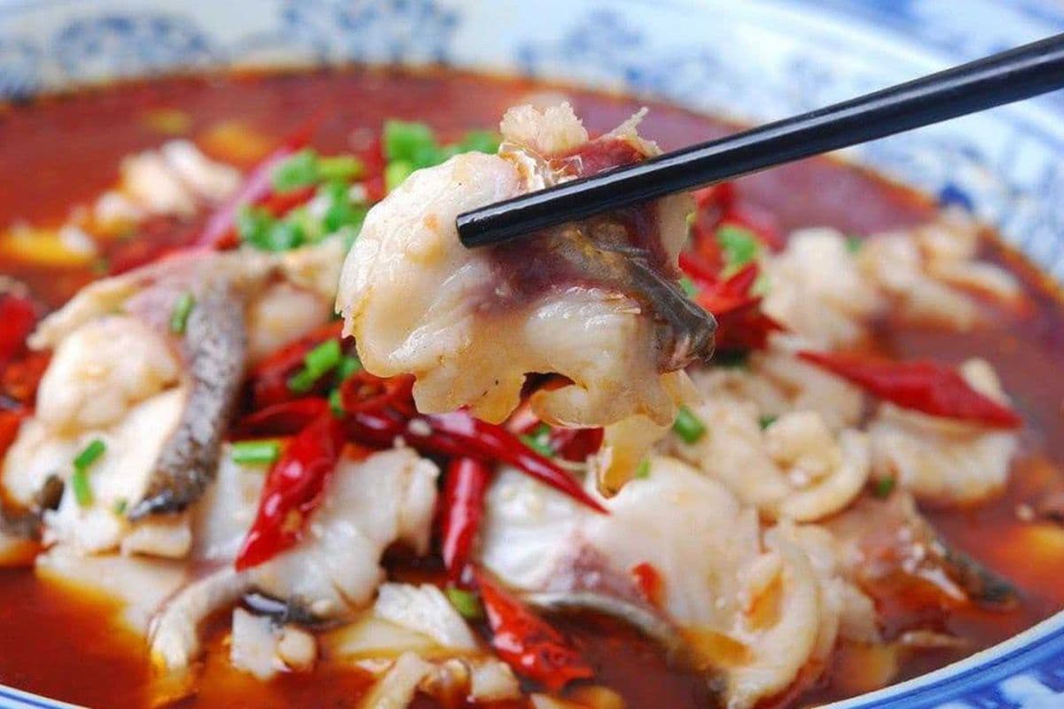 5. Sliced Fish Fillet in Chili Oil (水煮鱼片)