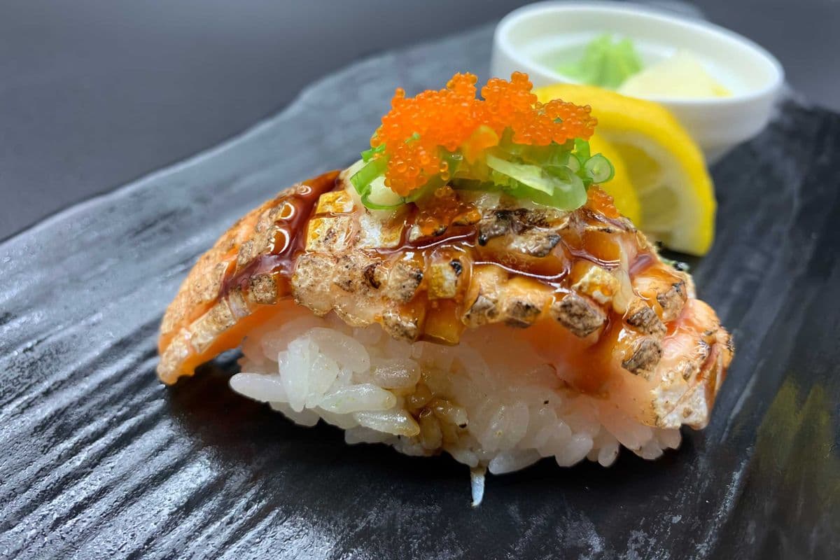 Salmon Belly Aburi