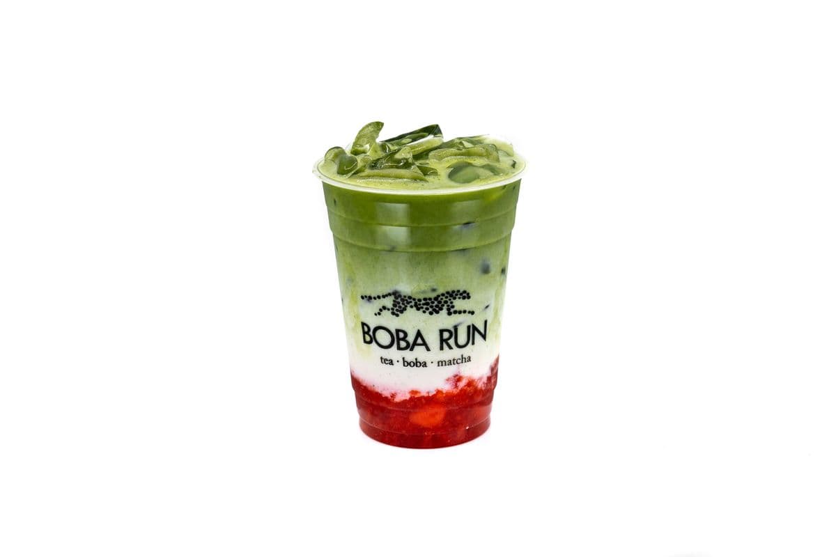 Strawberry Matcha Latte