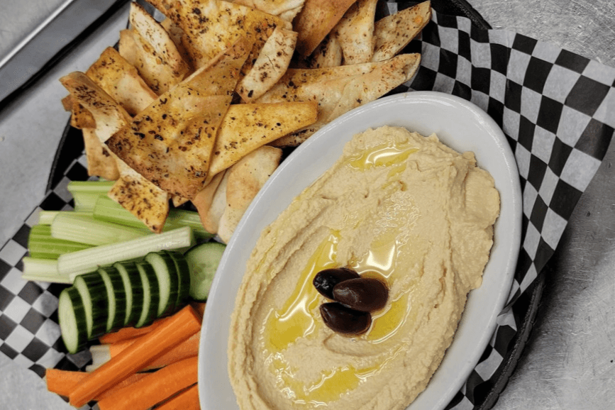 Hummus and Pita Bread