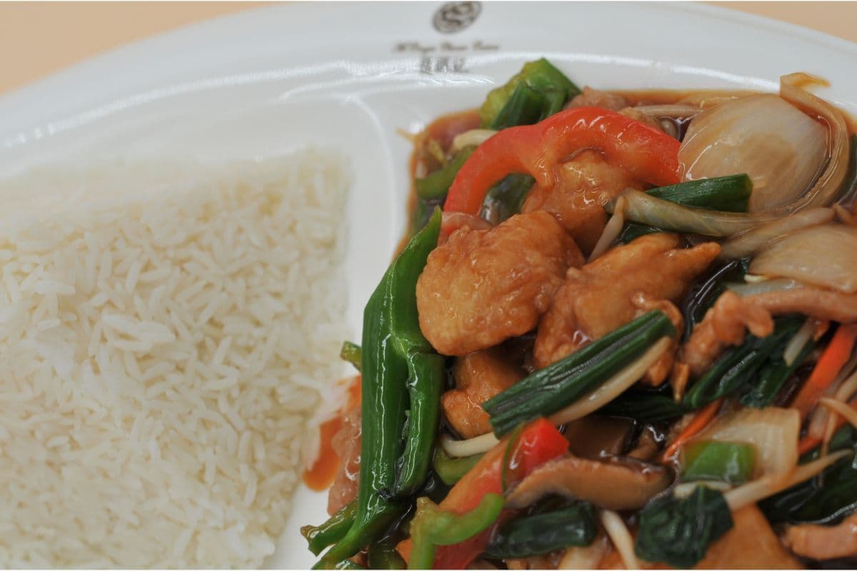 K9. Fresh Garoupa and Pork Rice