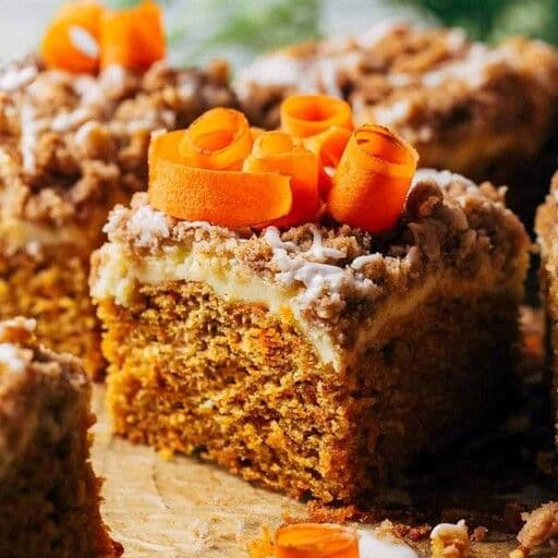 Carrot Cake Square Bite