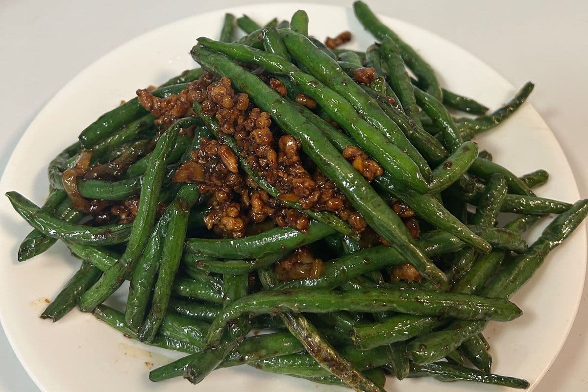 114. Green Bean with Minced Pork