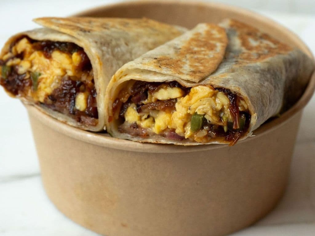 Bacon and Egg Breakfast Wrap