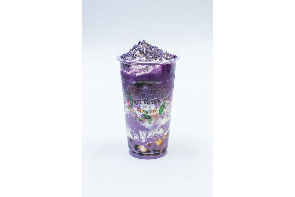 Ube-Licious Cake Milktea
