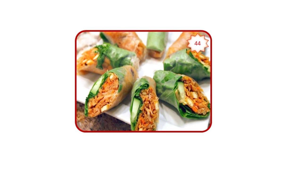 44. Vegetarian / Vegan Shredded Pork Rolls (3)