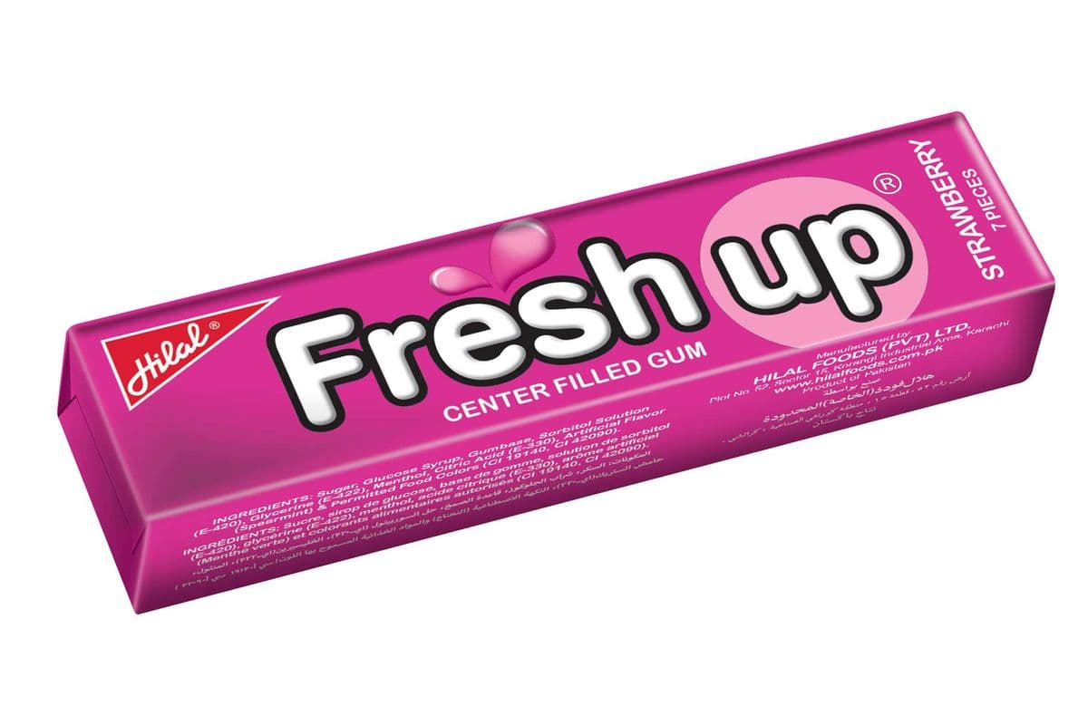 Fresh Up Strawberry Centre Filled