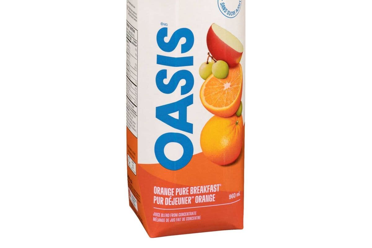 Oasis Pur Déjeuner Orange/Orange Pure Breakfast (960ml)