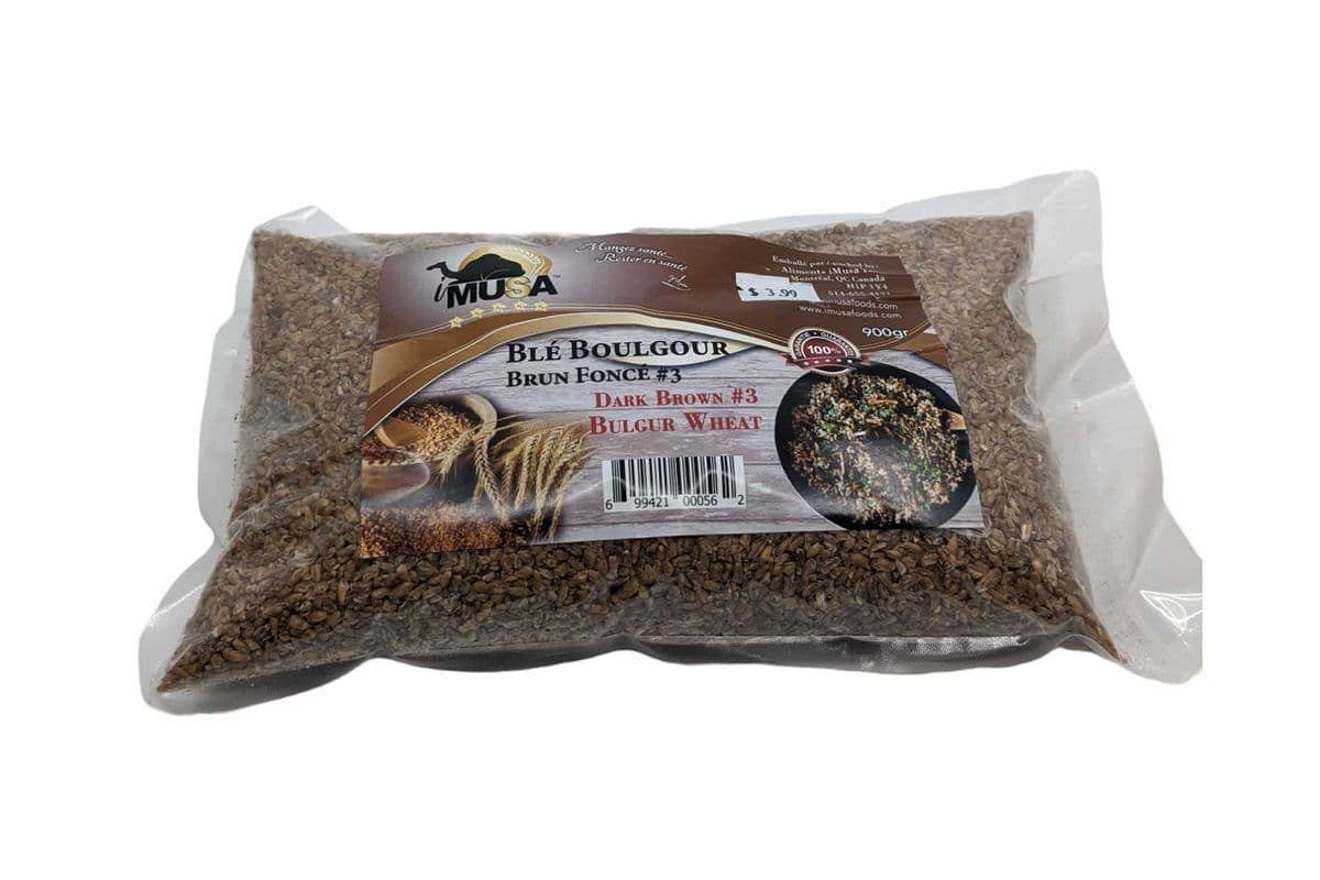 Blé Boulgour Brun Foncé (900 g)